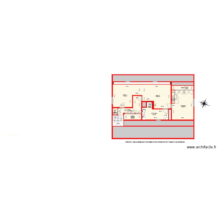 BI 4654 étage coté. Plan de 0 pièce et 0 m2