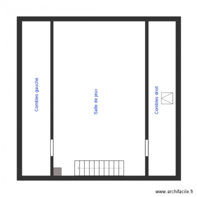 SPIONE COMBLES. Plan de 0 pièce et 0 m2