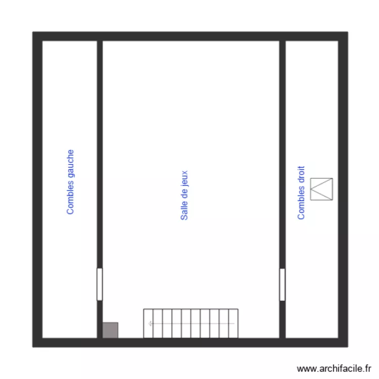 SPIONE COMBLES. Plan de 