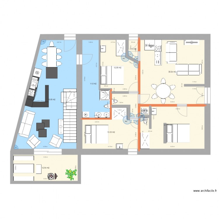 2016 plan maison mars. Plan de 0 pièce et 0 m2