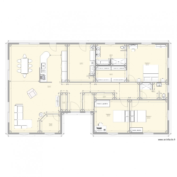 MAISON3. Plan de 0 pièce et 0 m2