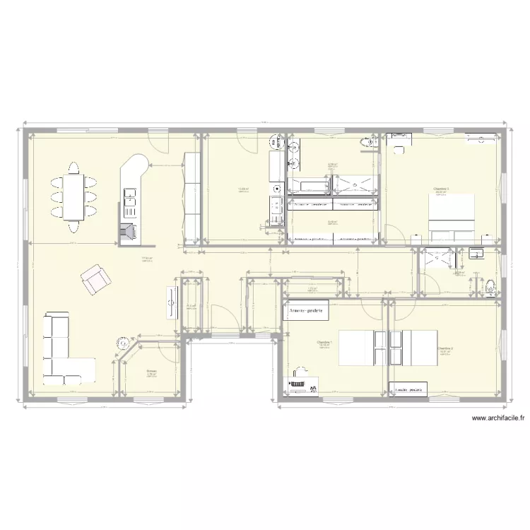 MAISON3. Plan de 
