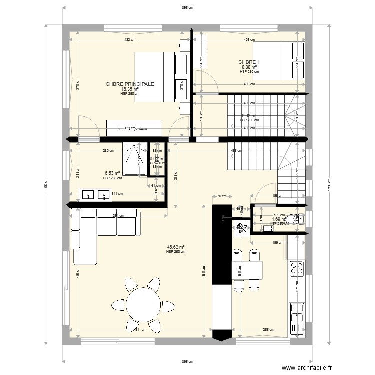 MAISON CELINE 1ER ETAGE  APRES TRVX. Plan de 0 pièce et 0 m2