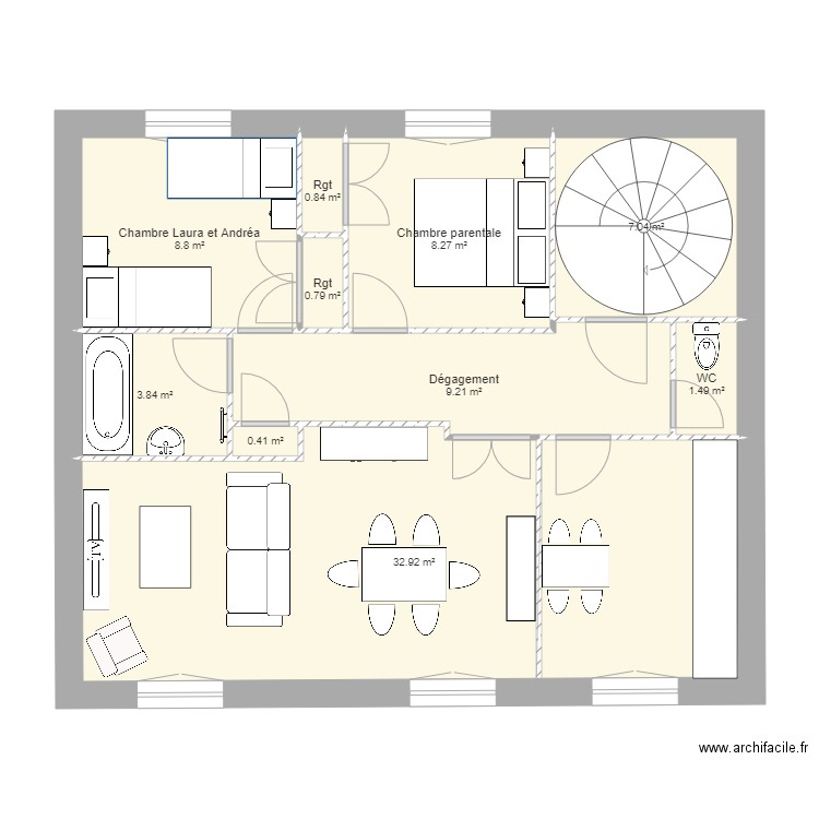 Plan appartement Messimy. Plan de 0 pièce et 0 m2