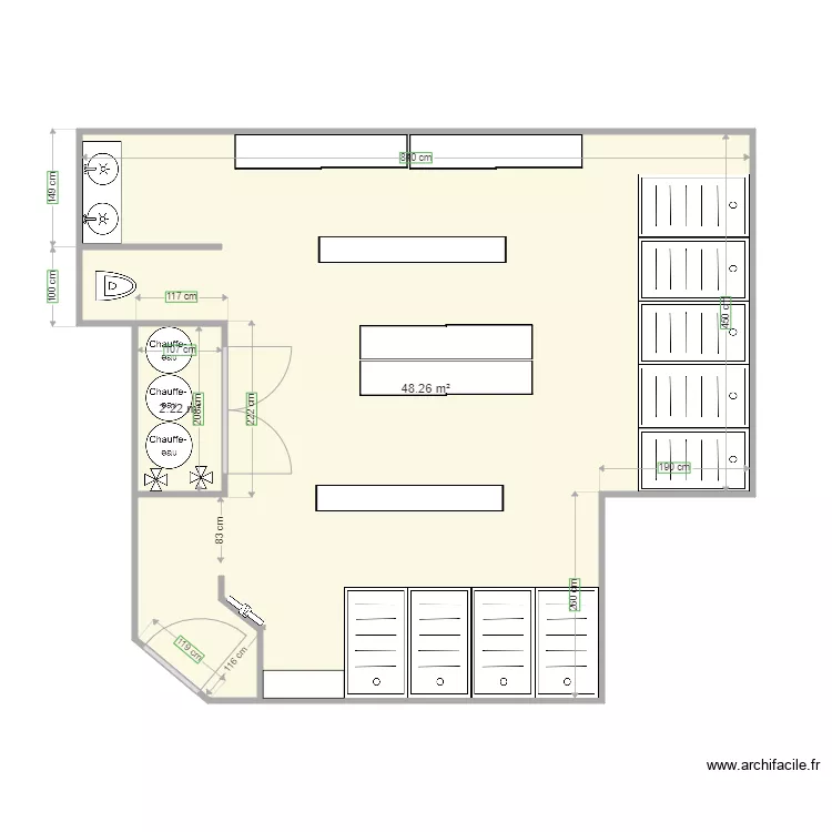 vestiaire CS 1. Plan de vestiaire CS 1. Plan de