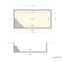 Plan en coupe piscine
