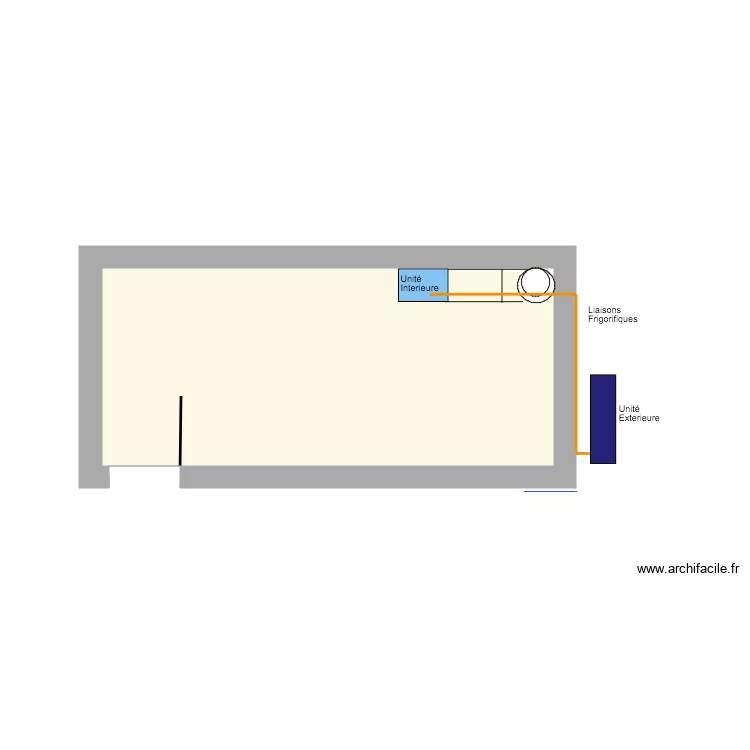 MEZZANINE L EXIT COUPE. Plan de 