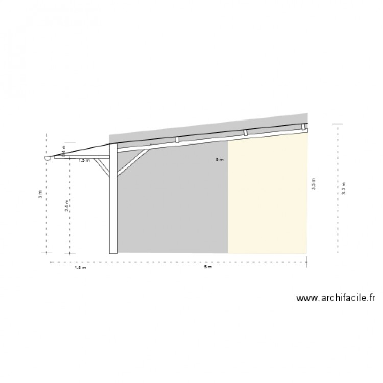 Vue de côté 2. Plan de 0 pièce et 0 m2