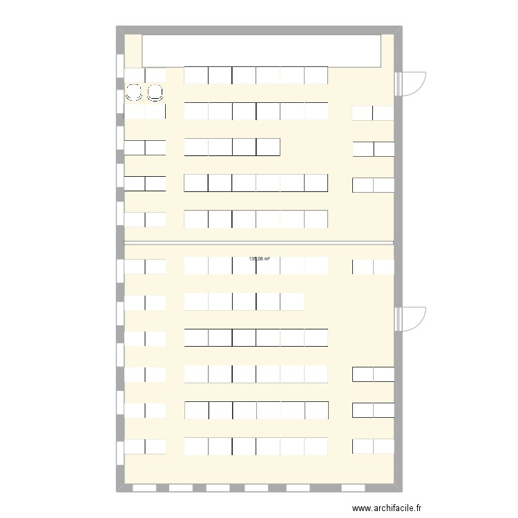 Salle C. Plan de 0 pièce et 0 m2
