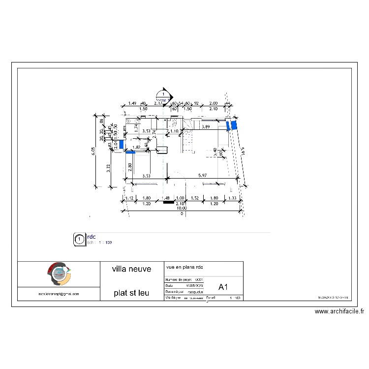 Rousseau . Plan de 0 pièce et 0 m2