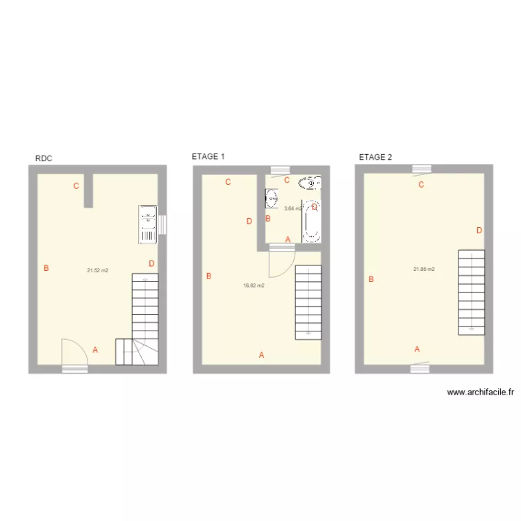 DU CHAPELET. Plan de 