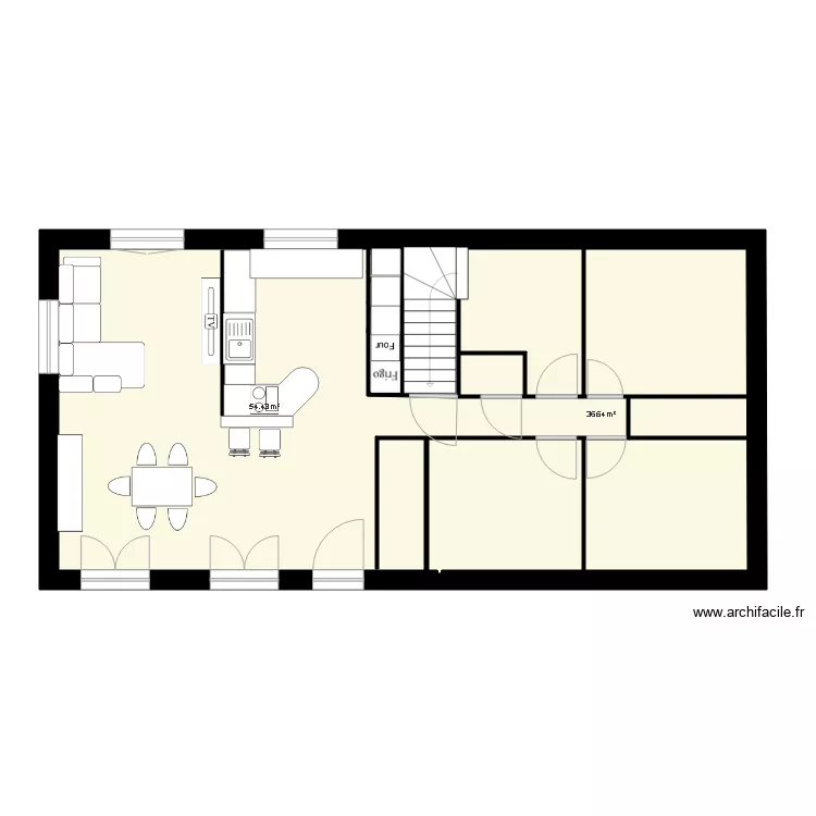 maison. Plan de 