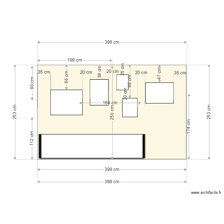 MarcAntoineSalon. Plan de 1 pièce et 10 m2