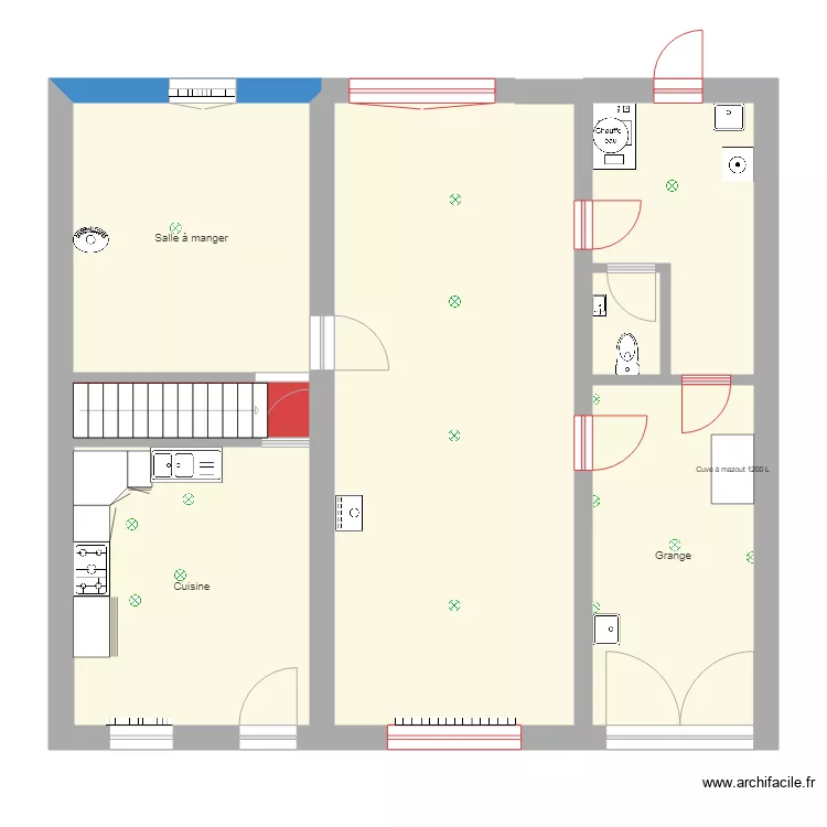 Edouard Pisvin 12 REZ bis. Plan de Edouard Pisvin 12 REZ bis. Plan de