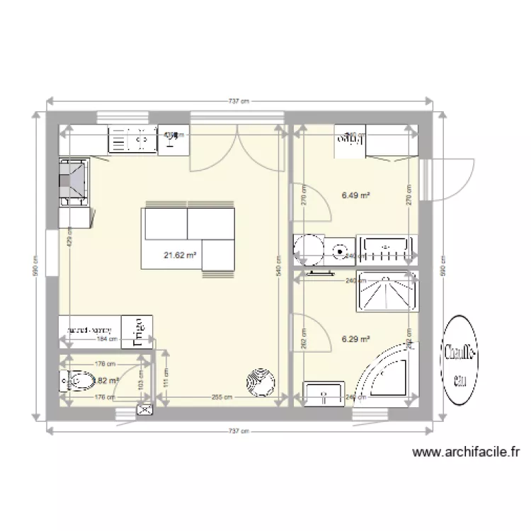 cuisine buanderie 7. Plan de 