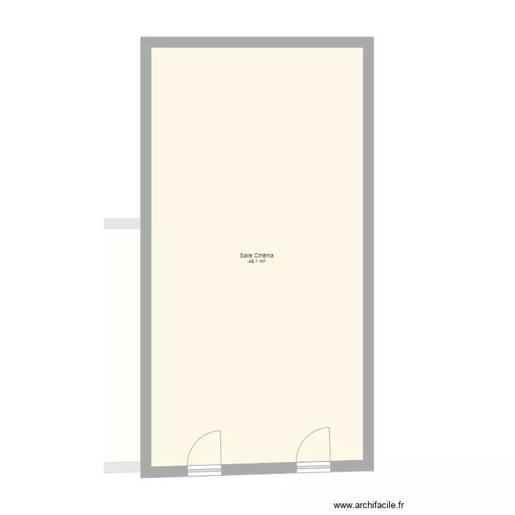 D&eacute;pendance ROY. Plan de 