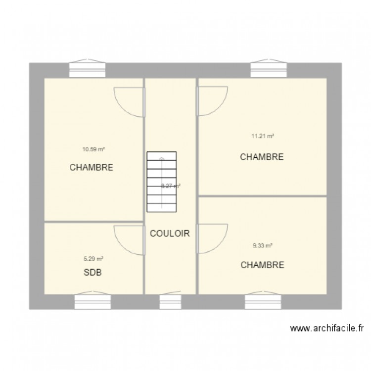 PLAN MOULINET POUR JAMES etage . Plan de 0 pièce et 0 m2