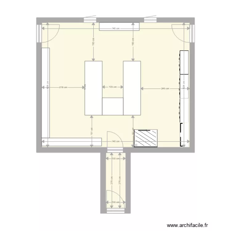 Laboratoire Lycée SainT Joseph La Pommeraye Version 1 équipé. Plan de Laboratoire Lycée SainT Joseph La Pommeraye Version 1 équipé. Plan de
