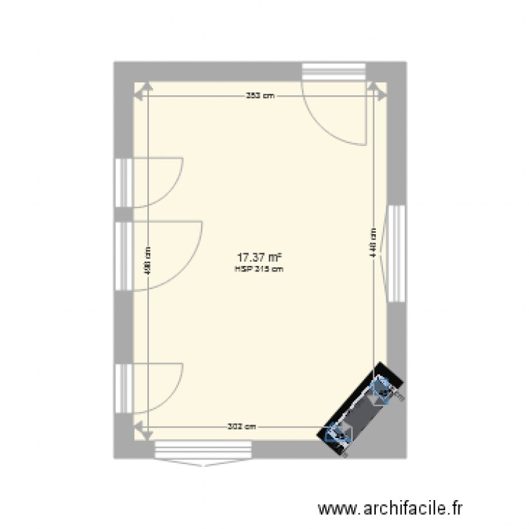 Bureau Corgenon. Plan de 0 pièce et 0 m2