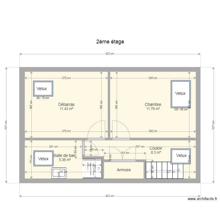 mg4 étage 2. Plan de 0 pièce et 0 m2