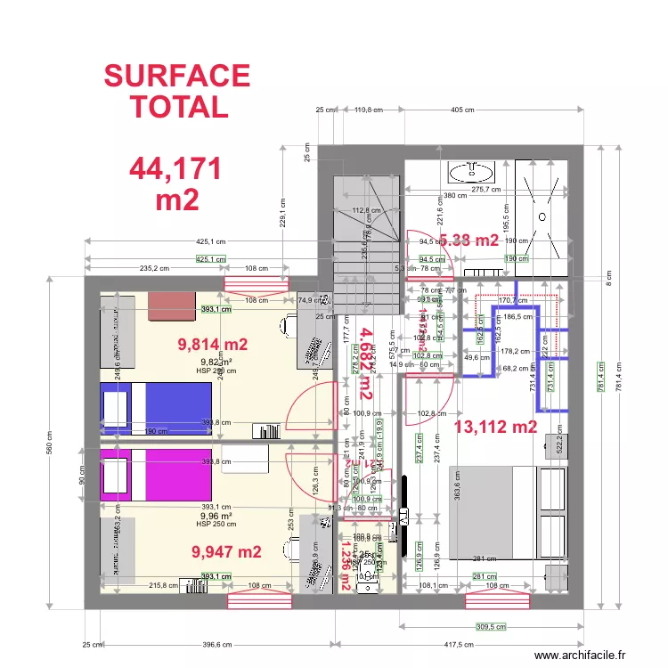 ETAGE 2. Plan de 