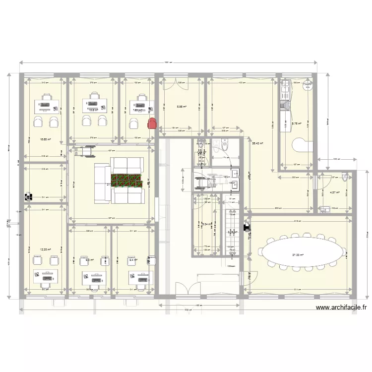 LOCAL FNATH. Plan de 