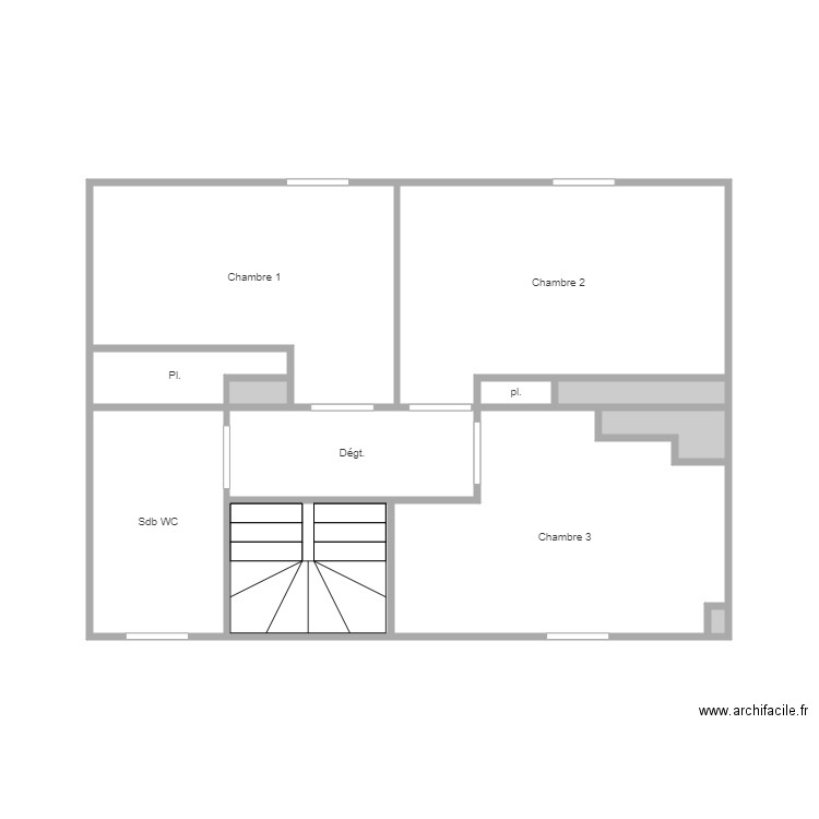 etage poirier. Plan de 0 pièce et 0 m2