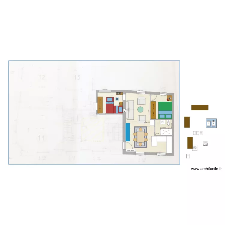 P3 tROUVILLE. Plan de P3 tROUVILLE. Plan de