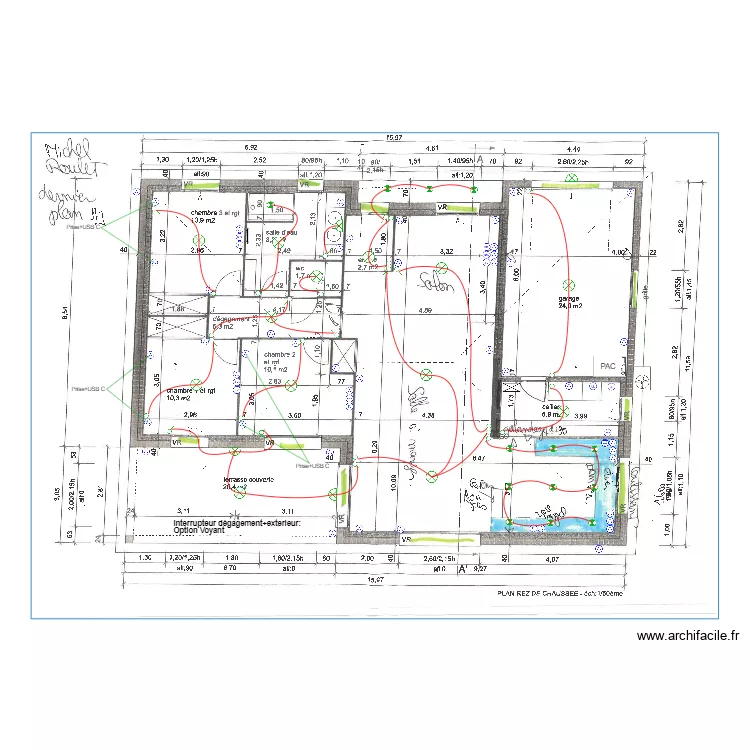 ROULET. Plan de 