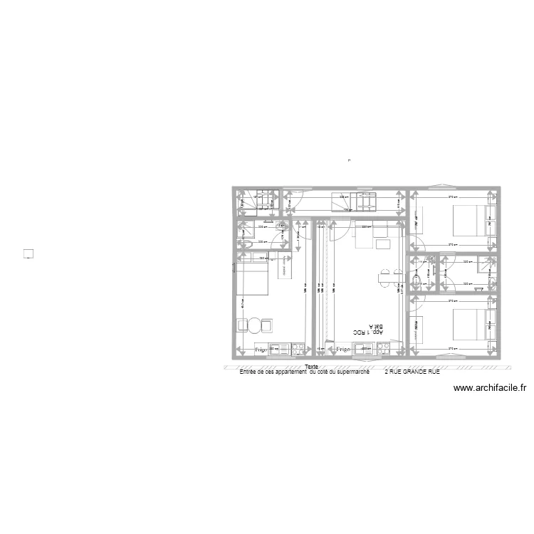 Batiment A cot&eacute;  Super nove&ntilde;bre. Plan de 