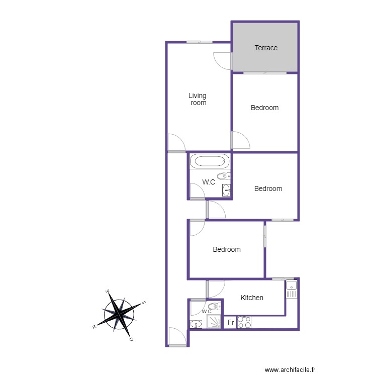 calle del mar 75. Plan de 0 pièce et 0 m2