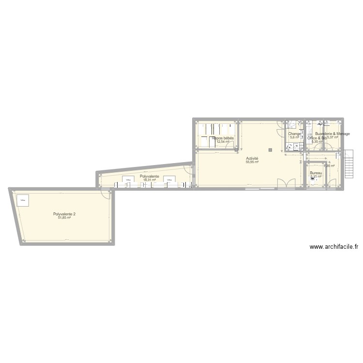 91 CORBEIL ARCHE Projet PMI V ArL 150422. Plan de 0 pièce et 0 m2