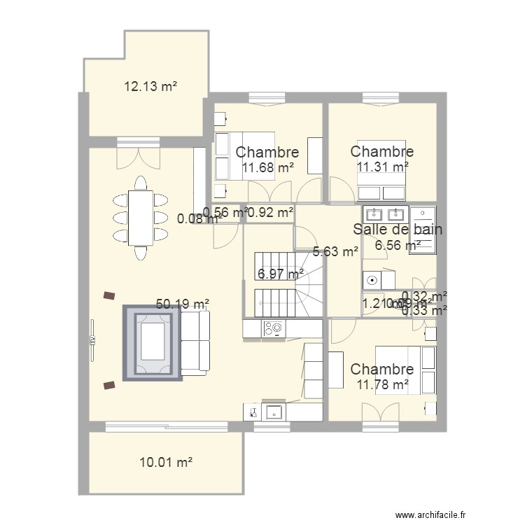 venelles 1975 cuisine est. Plan de 0 pièce et 0 m2