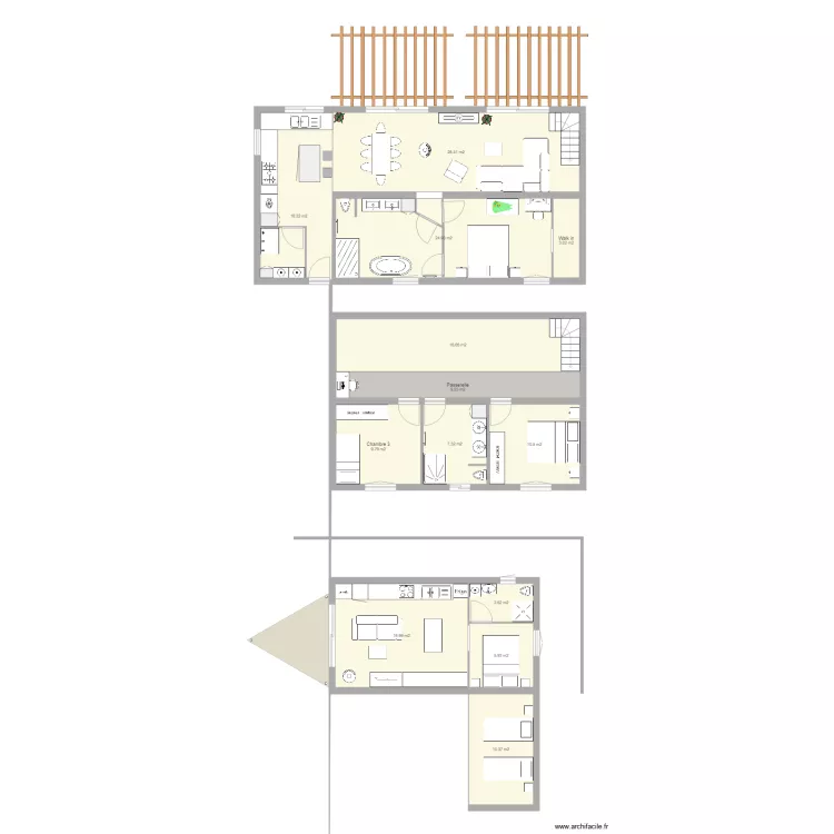 Mouguerre plan. Plan de 