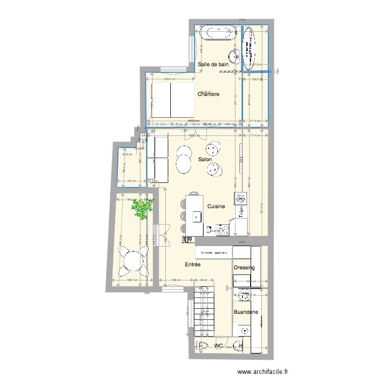 saint ho 3 terrasse. Plan de 0 pièce et 0 m2