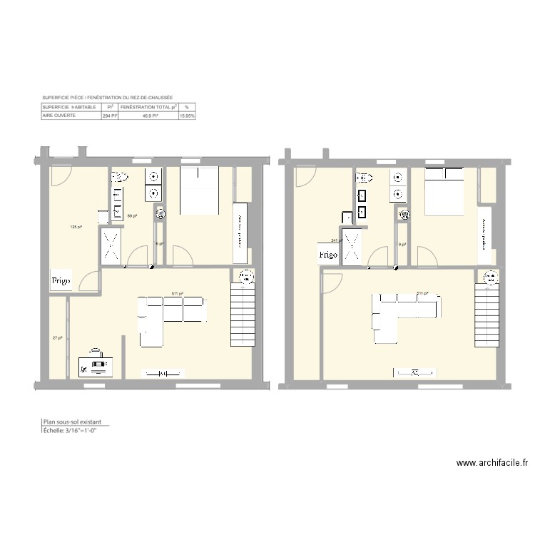 Sous-sol V2. Plan de 0 pièce et 0 m2