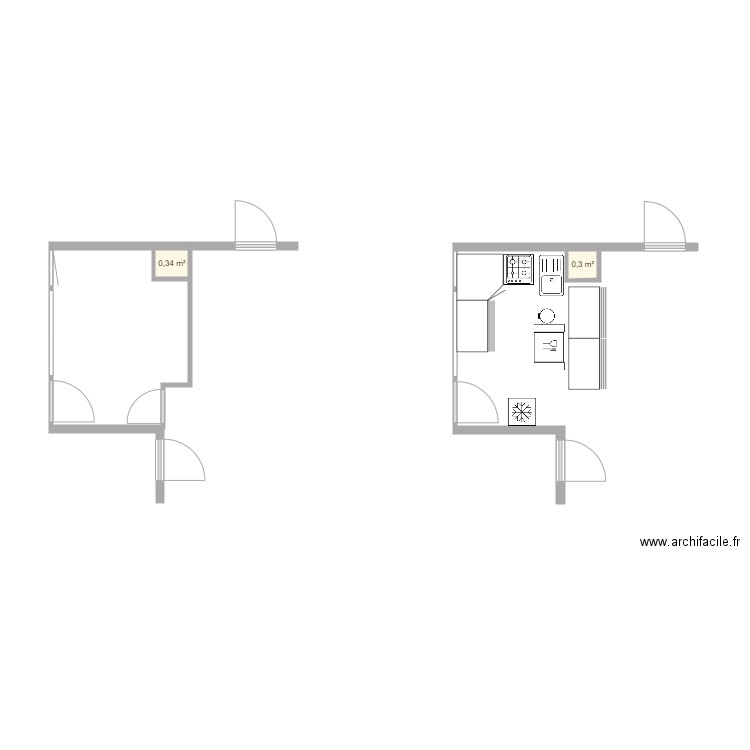 cuisine . Plan de 0 pièce et 0 m2