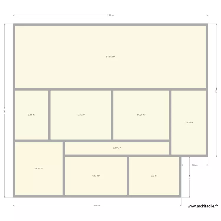 PP 162m2. Plan de 