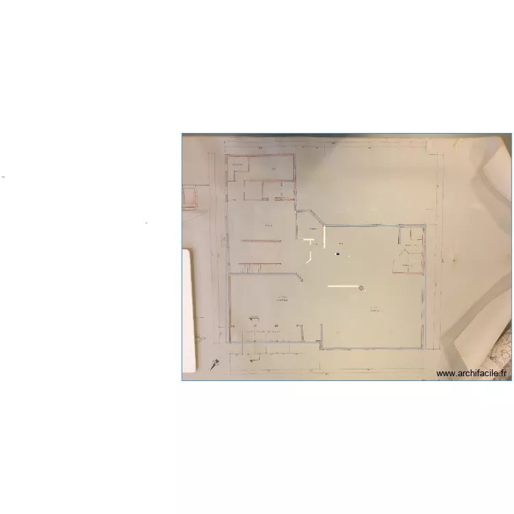 salle les pecheurs. Plan de 