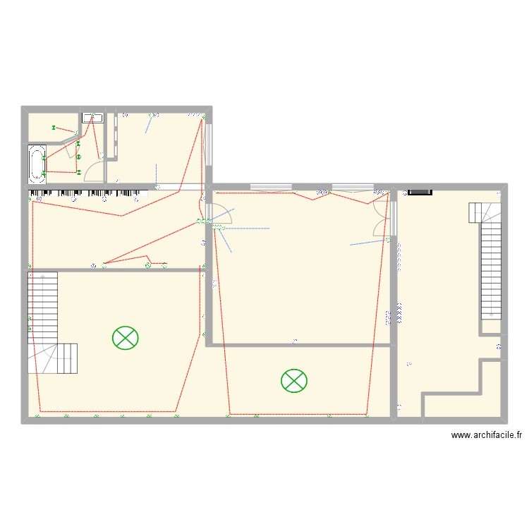 PARKER 1. Plan de 9 pièces et 190 m2