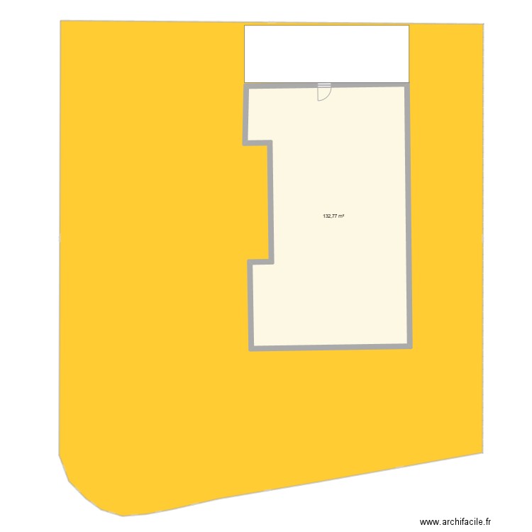 garageCadastre. Plan de 1 pièce et 133 m2