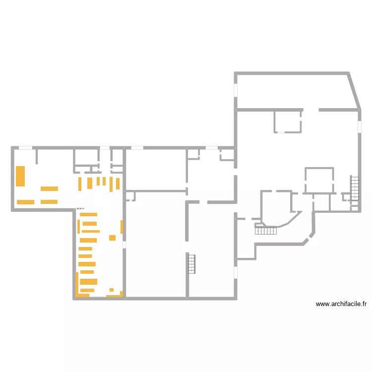 Atelier F1/ABC. Plan de 1  et 68 m²