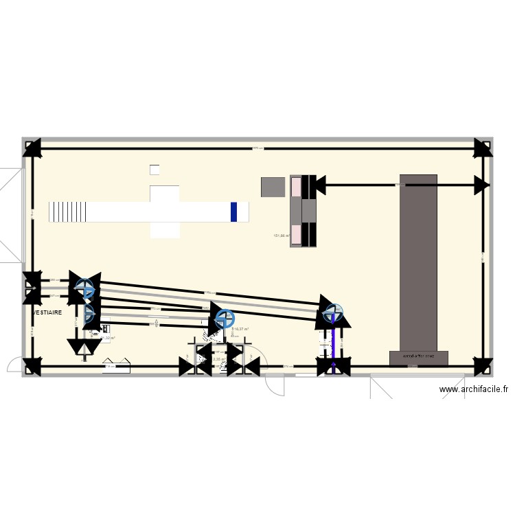 LAMORLAYE MUR ANGLE. Plan de 0 pièce et 0 m2