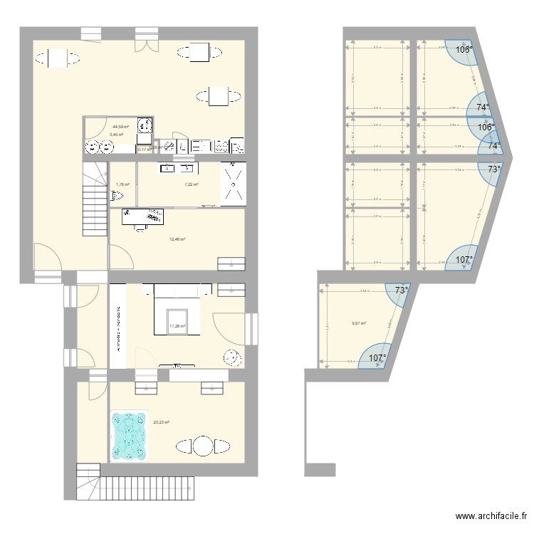 Chambres hôtes. Plan de 0 pièce et 0 m2