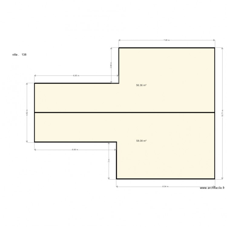 villa  138   cci tontouta. Plan de 0 pièce et 0 m2