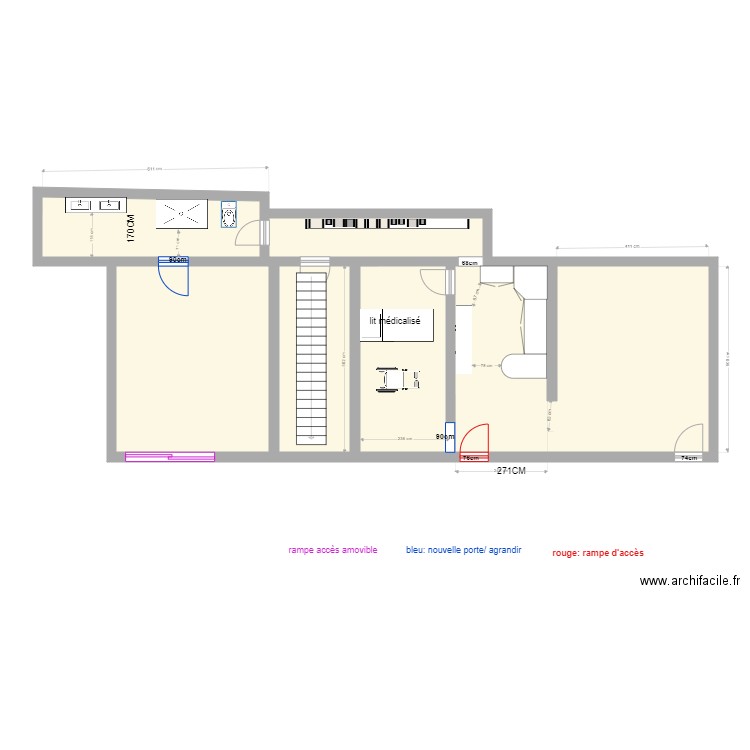 gabarren justine h modifié. Plan de 0 pièce et 0 m2