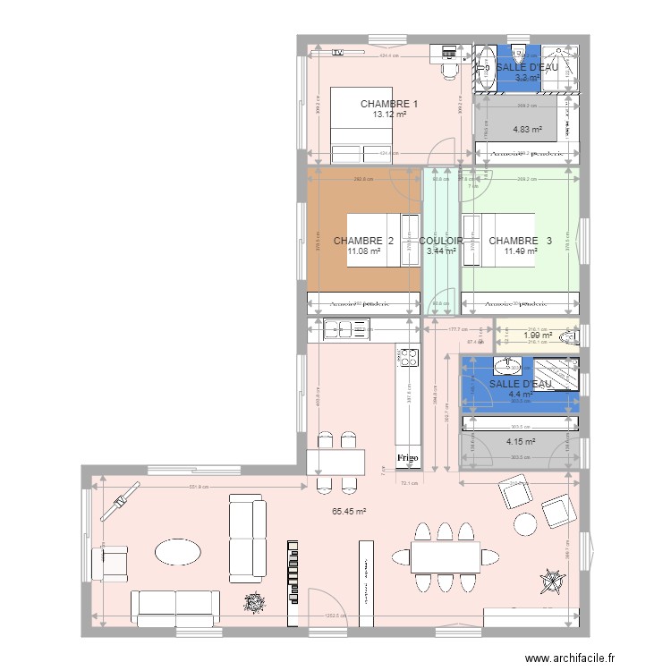 Maison Denguin 4. Plan de 0 pièce et 0 m2