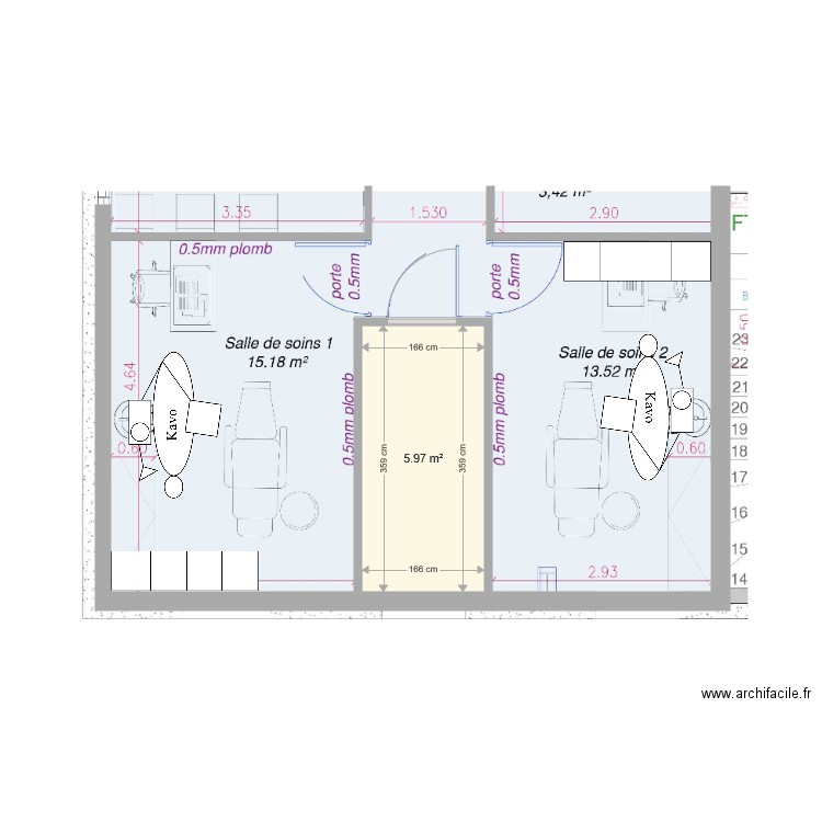 BIETTRON 2 CAB. Plan de 0 pièce et 0 m2