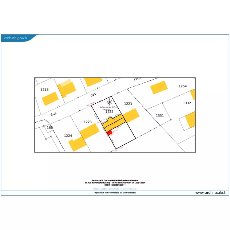garage saint valerien . Plan de 
