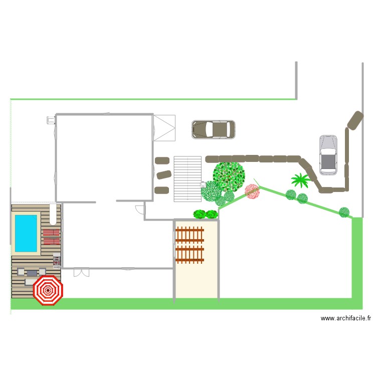 Maison. Plan de 0 pièce et 0 m2